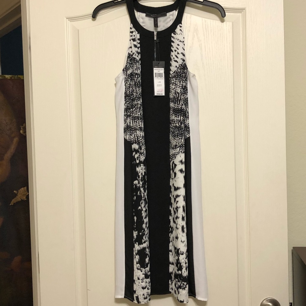 BCBGMaxAzria printed sleeveless dress